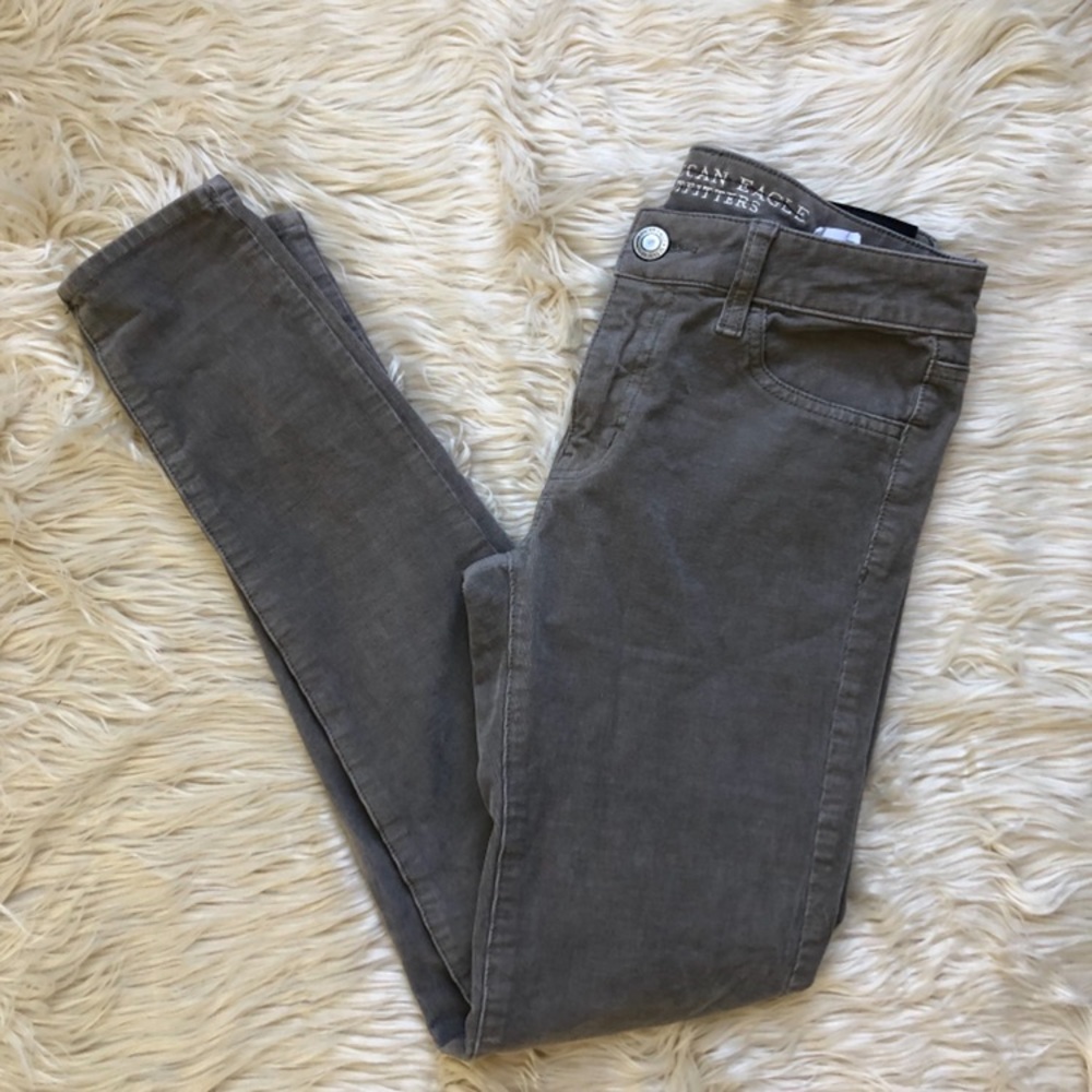 American Eagle Outfitters Grey Jeans Sz2
